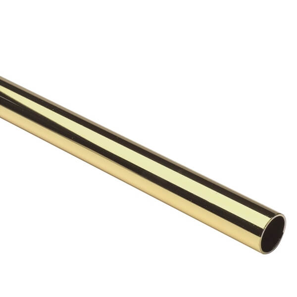 gold closet rod