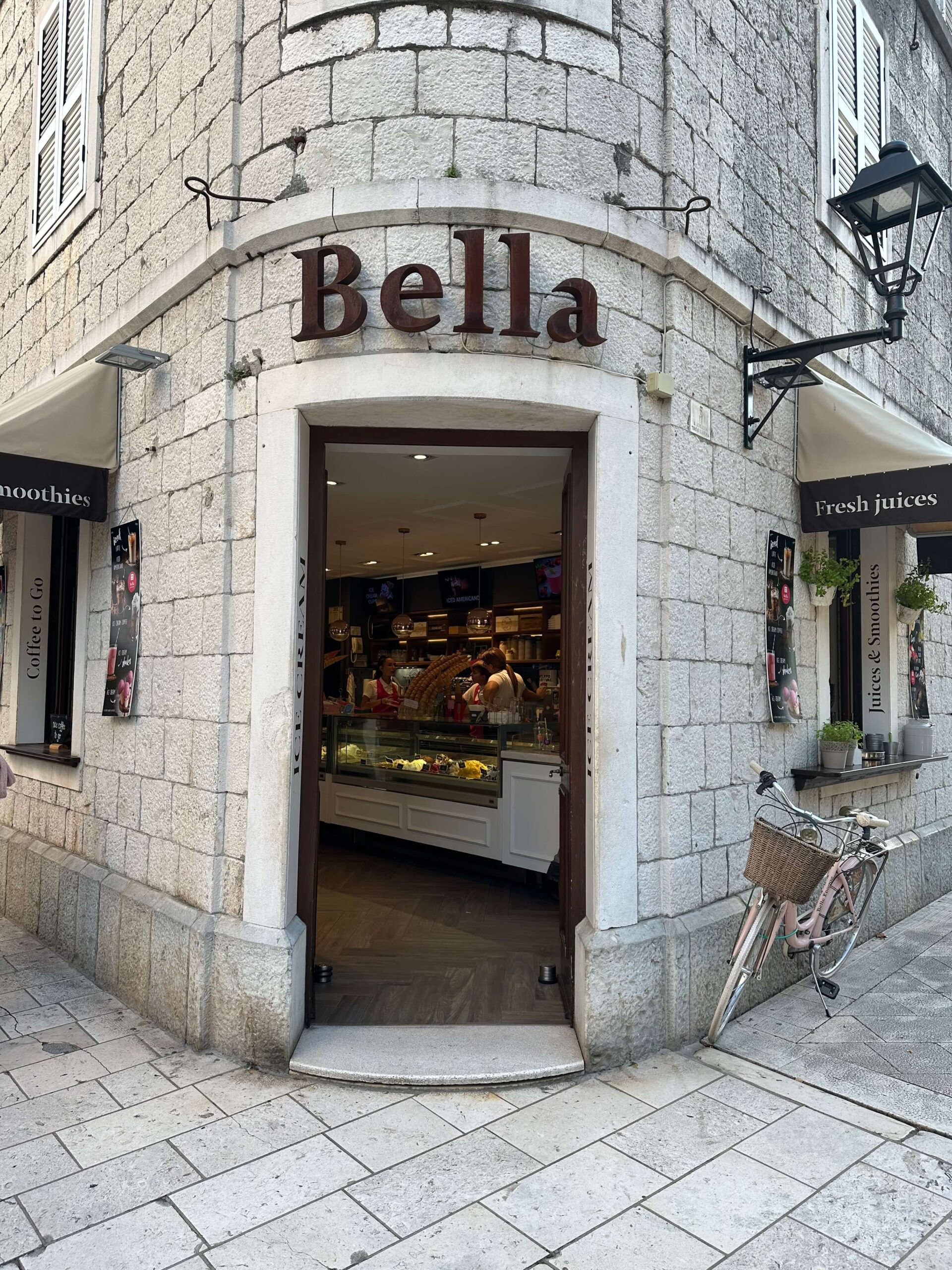 Gelato Bar Bella in Trogir Offers a Variety of Unique Flavors