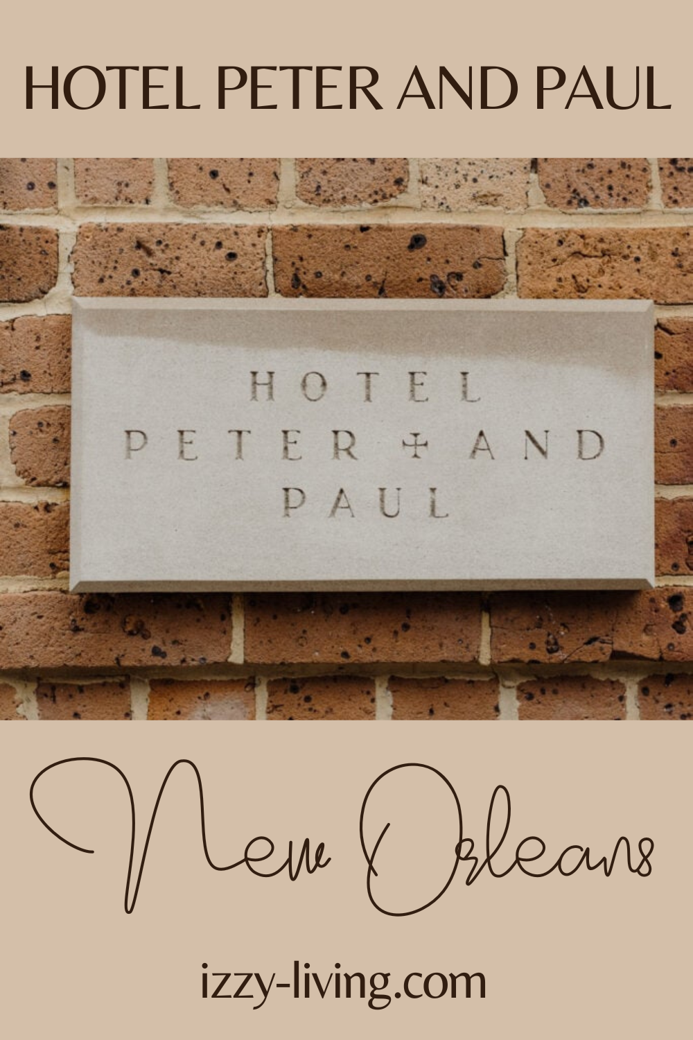 Hotel Peter and Paul in New Orleans