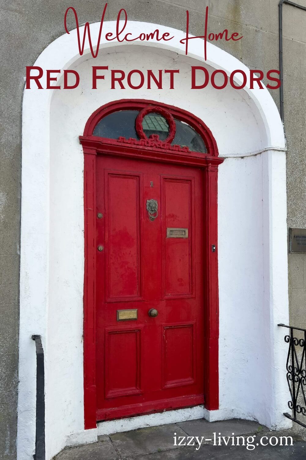 Welcome Home: Stunning Red Front Door Paint Colors