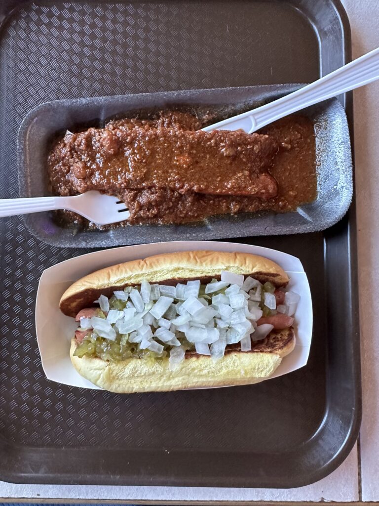 Anna Maria Island Duffy's Tavern hotdog