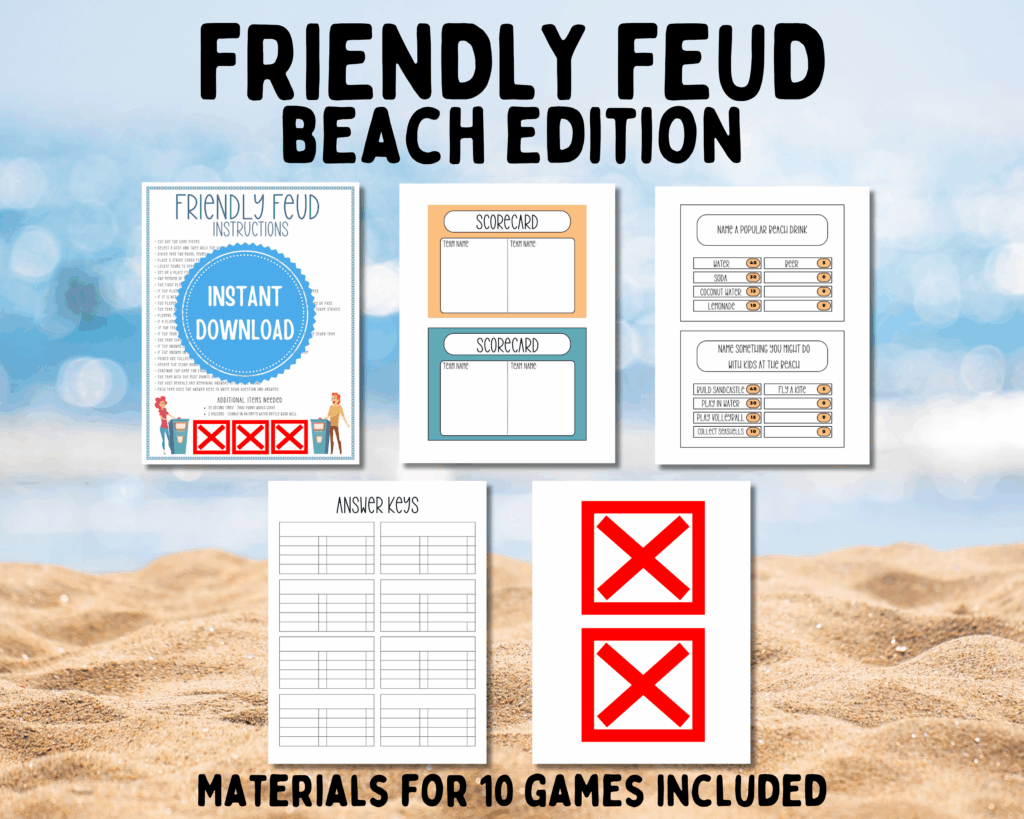 Etsy - Friendly Feud - Beach Edition