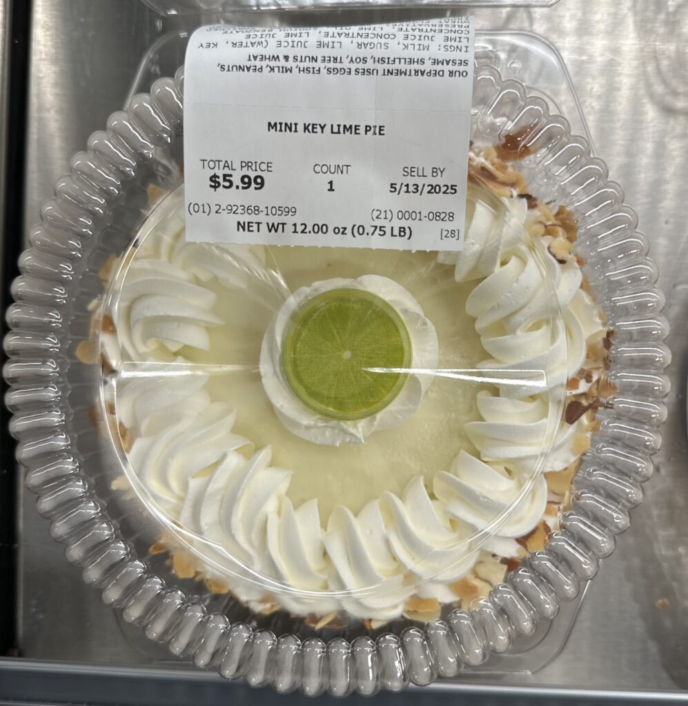 Anna Maria Island Key Lime Pie Publix