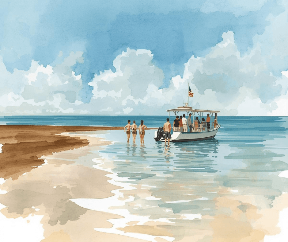 Anna Maria island Sandbar Boat Tour