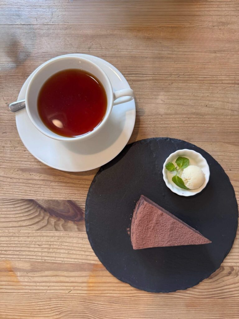 Japan - Arashiyama - Chocolate Dessert