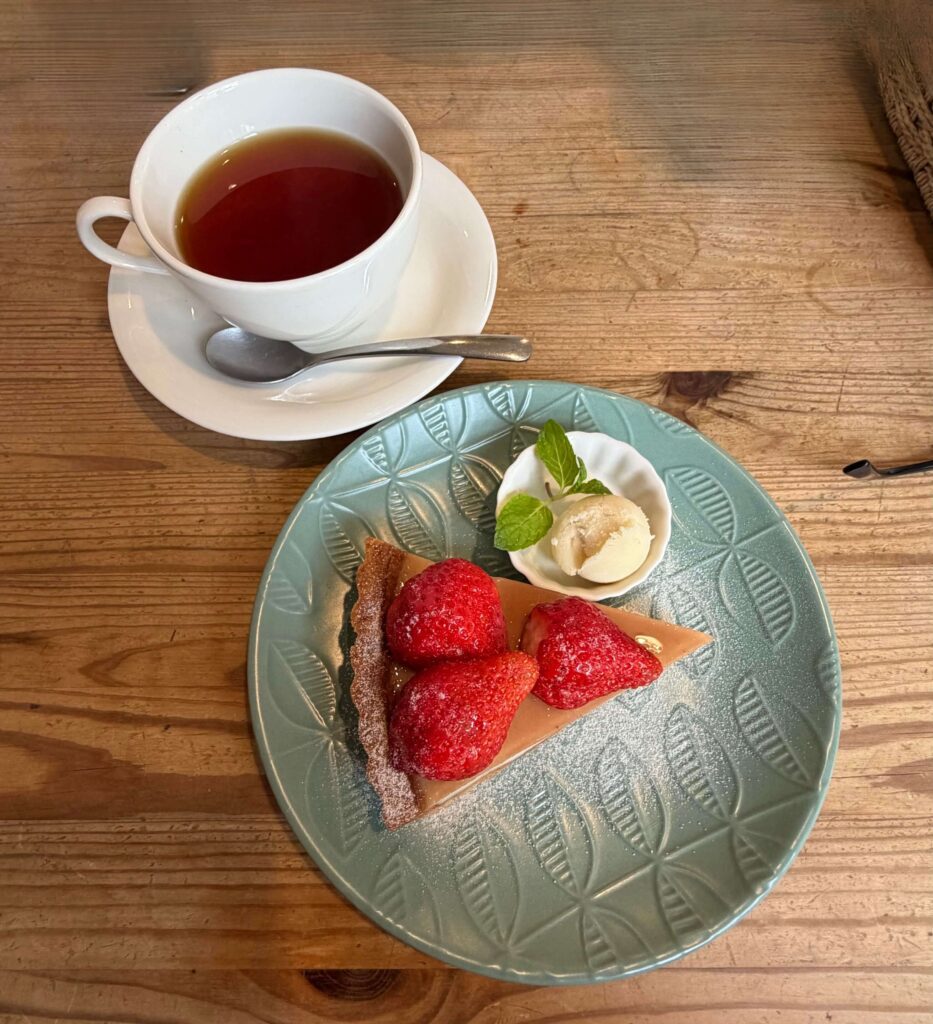 Japan - Arashiyama - Strawberry Dessert